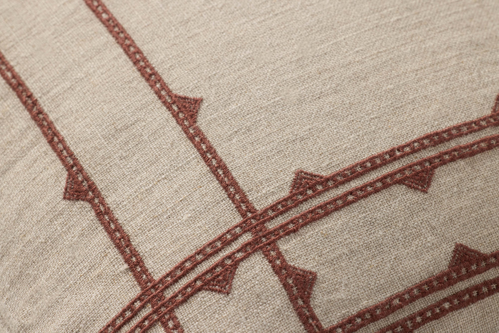 PLL0201 Oreiller naturel / rouille