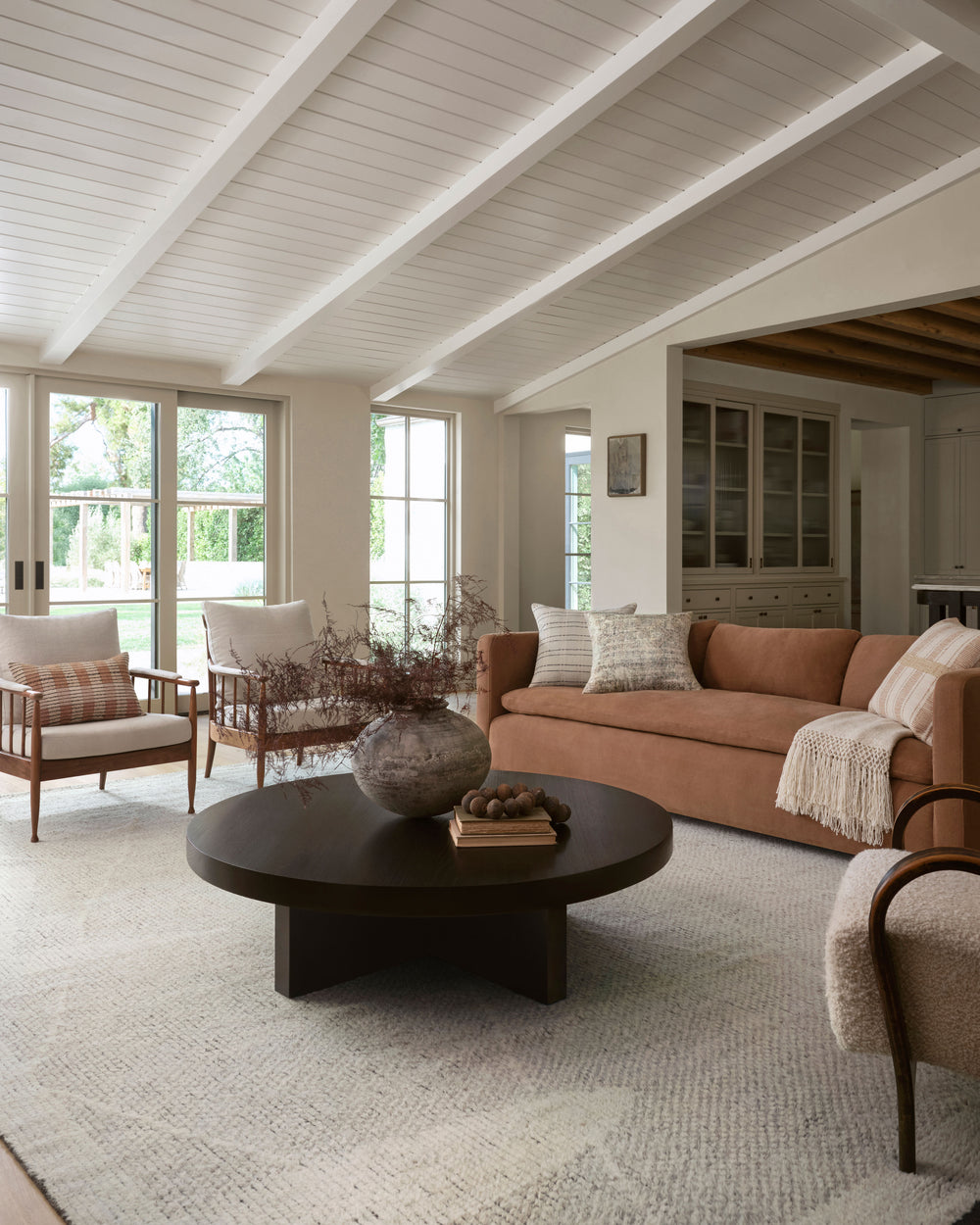 Ivory / Brown Pillow (PAL0010)