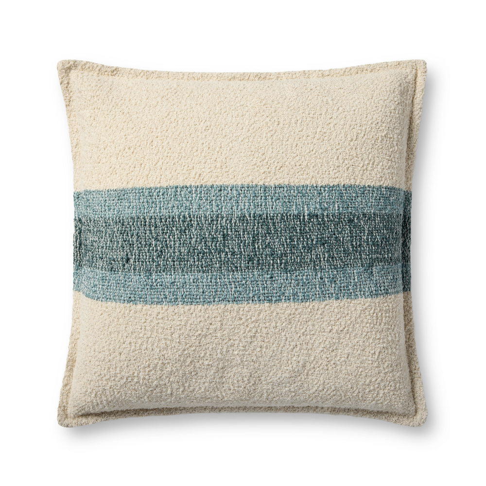 Natural / Blue Pillow (PBR0016)
