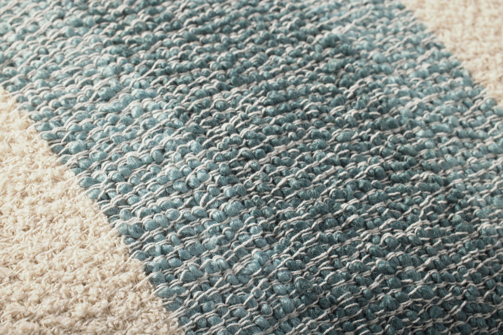 Natural / Blue Pillow (PBR0016)