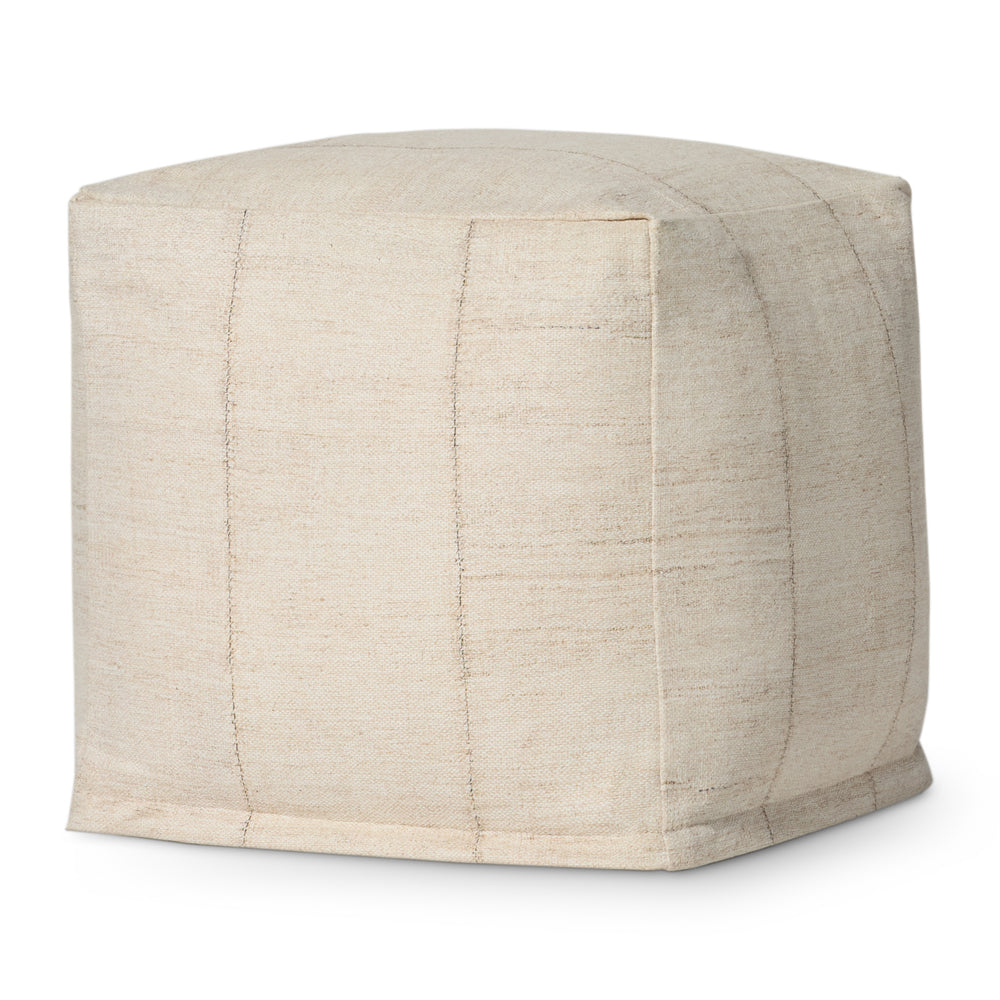 Ivory Pouf (LPF0043)
