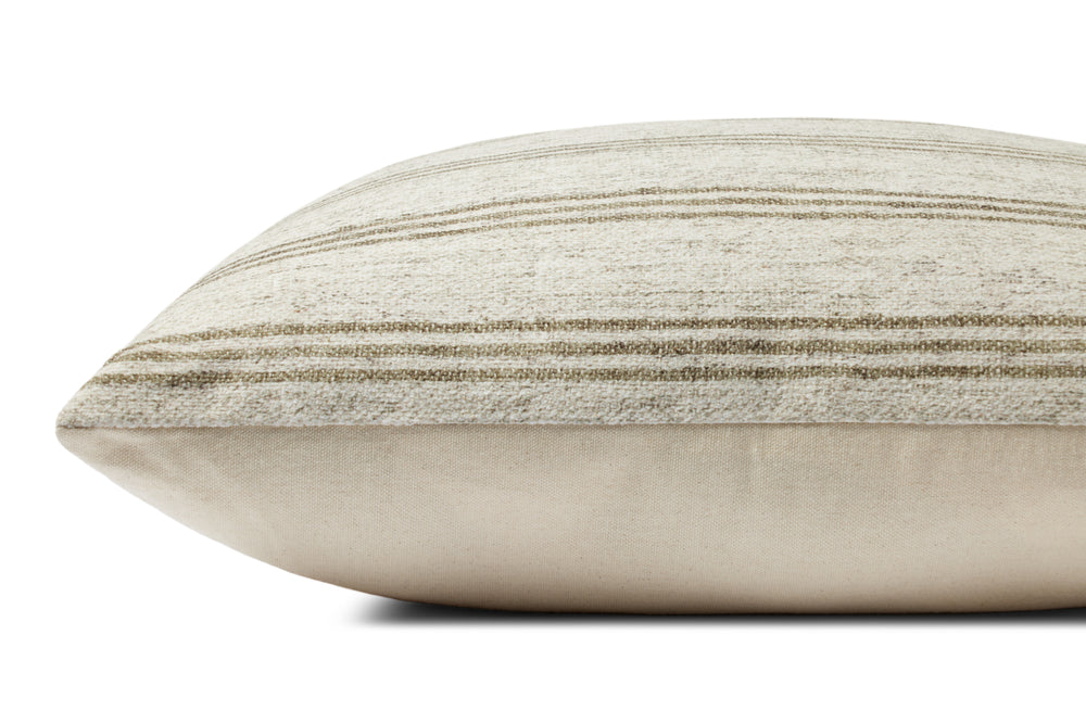 Zephyr Ivory / Olive Pillow (PAL0040)