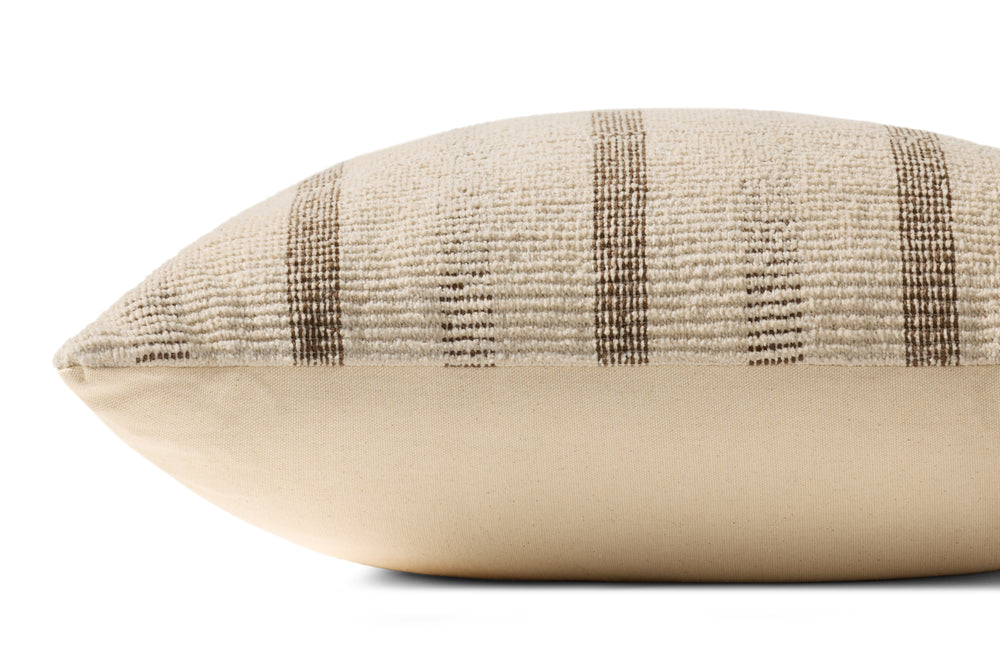 Ivory / Brown Pillow (PLL0175)
