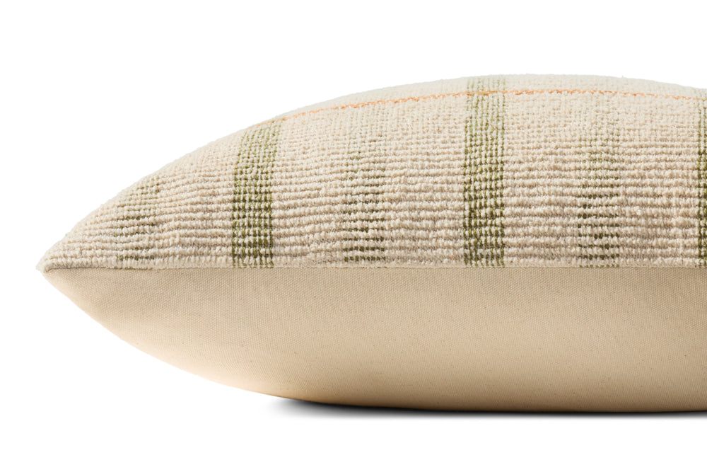 Ivory / Green Pillow (PLL0175)