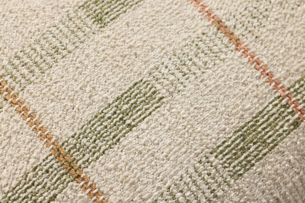 Ivory / Green Pillow (PLL0175)