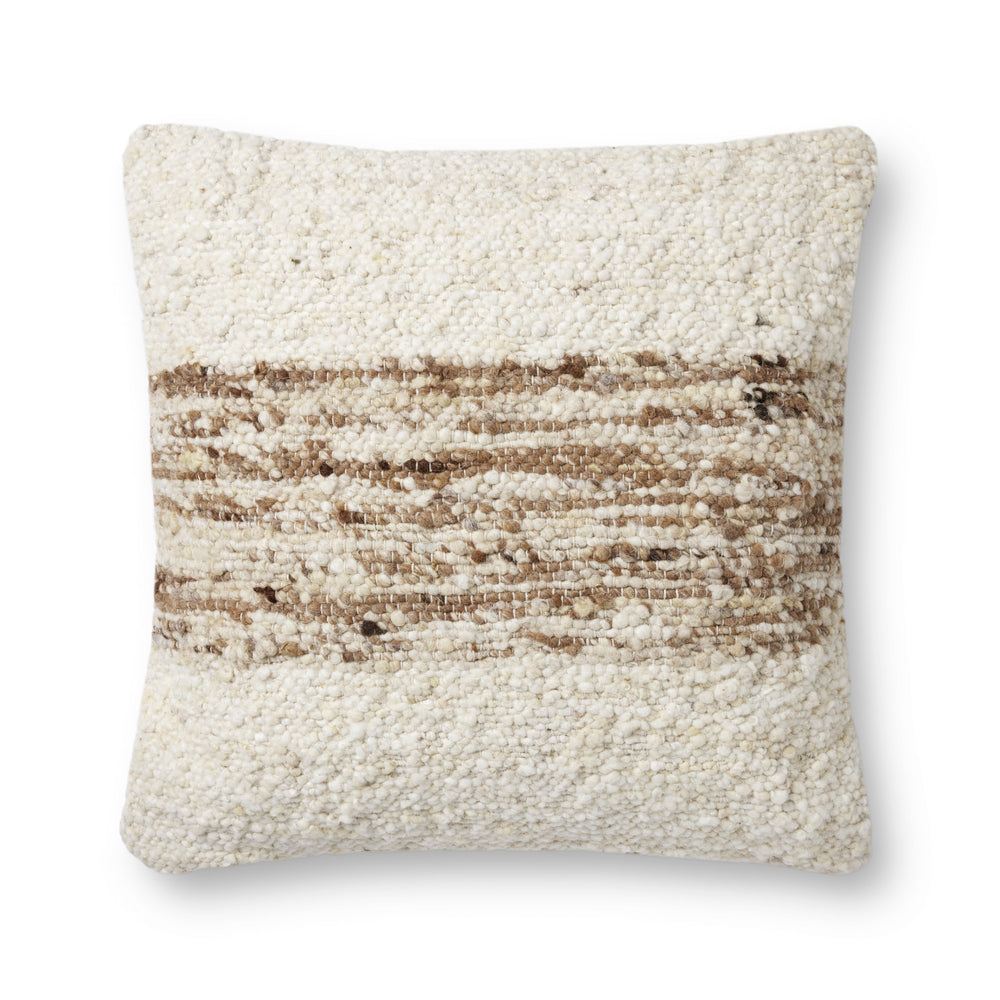 Marie Ivory / Camel Pillow (PAL0031)