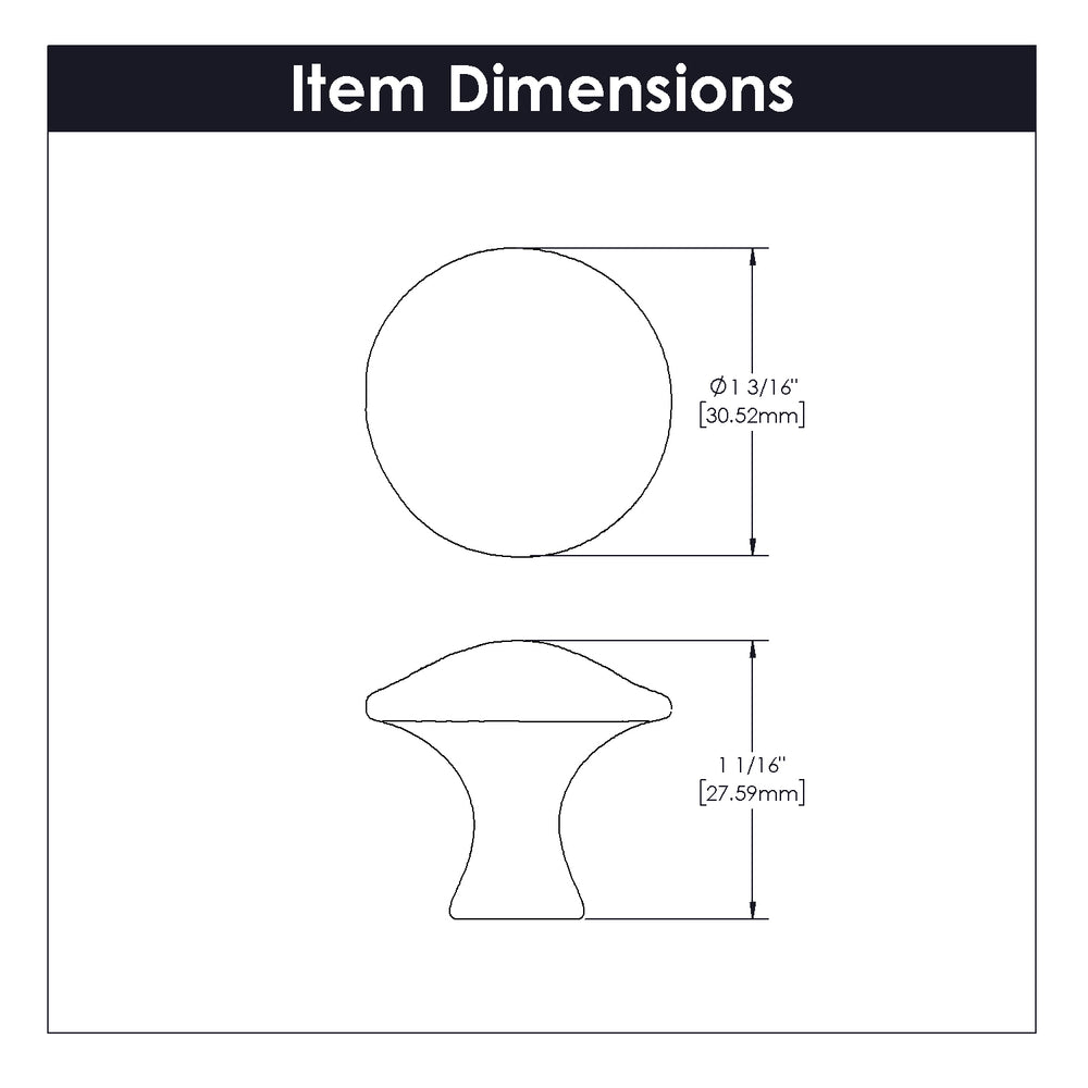 Craftsman Round Knob