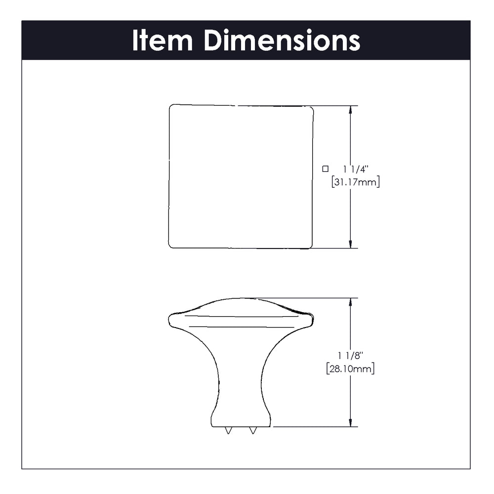 Craftsman Square Knob