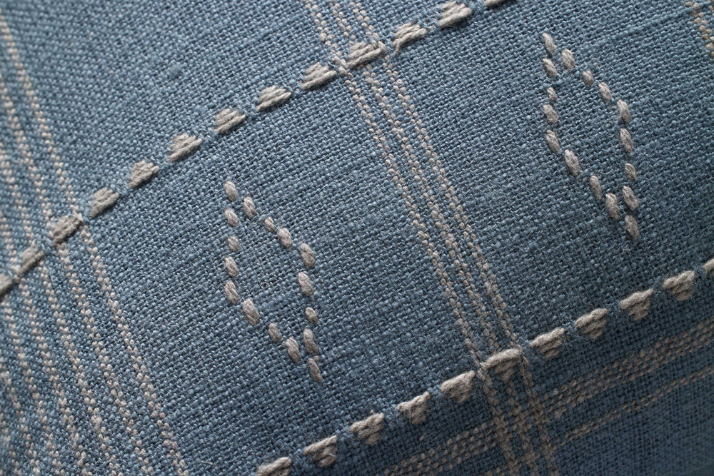 PAR0016 Lina Blue/Slate Pillow