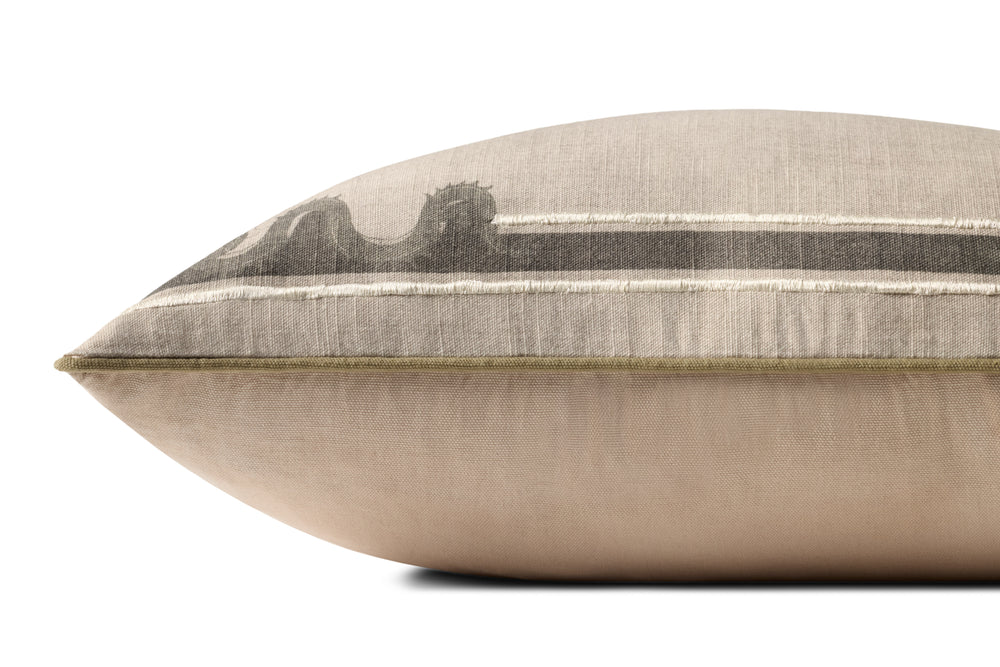 Not Named Natural / Green Pillow (PBR0023)