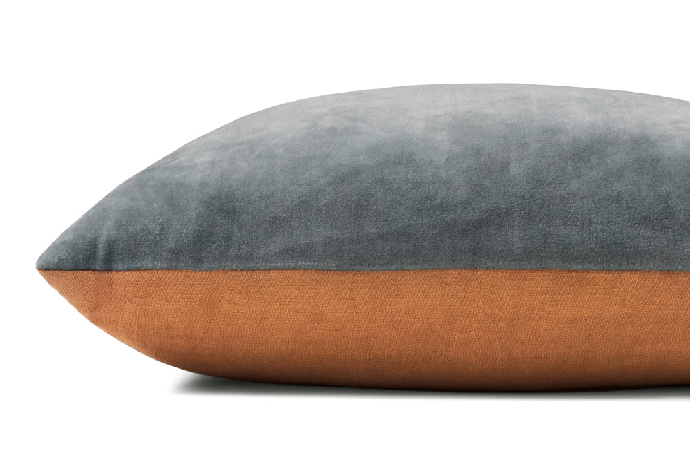 P1153 Pillows Denim/Tan Pillow