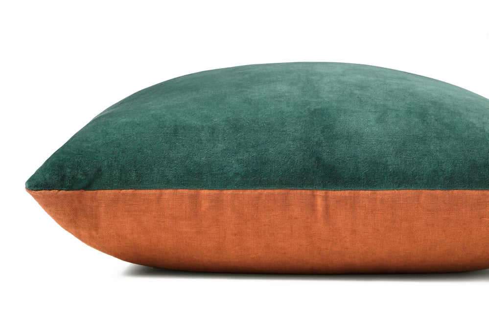 Emerald / Amber Pillow (P1153)