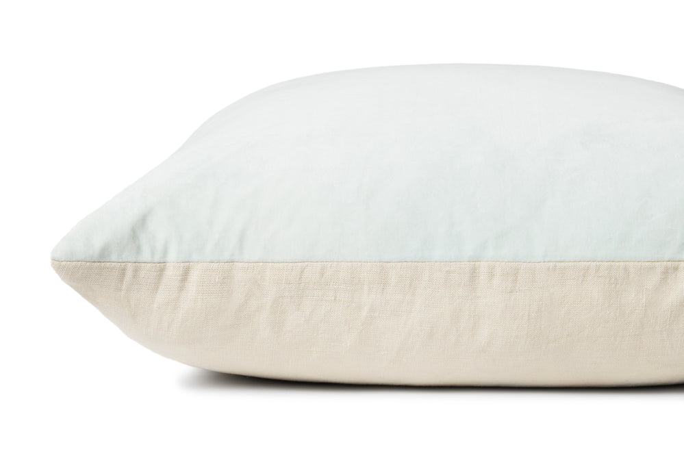 Oreiller vert / gris (P1153)