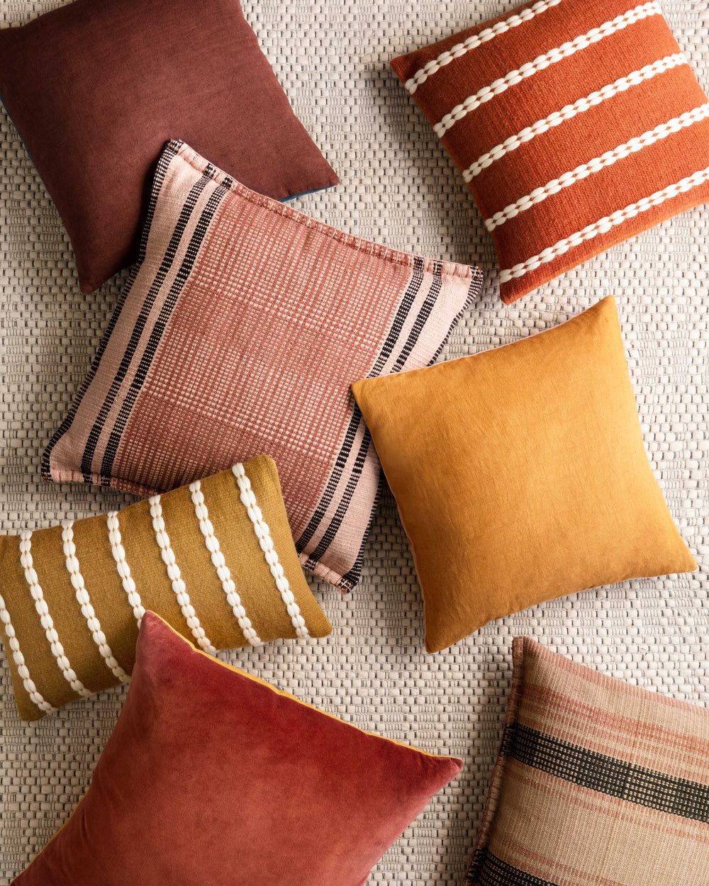 Rust / Gold Pillow (P1153)