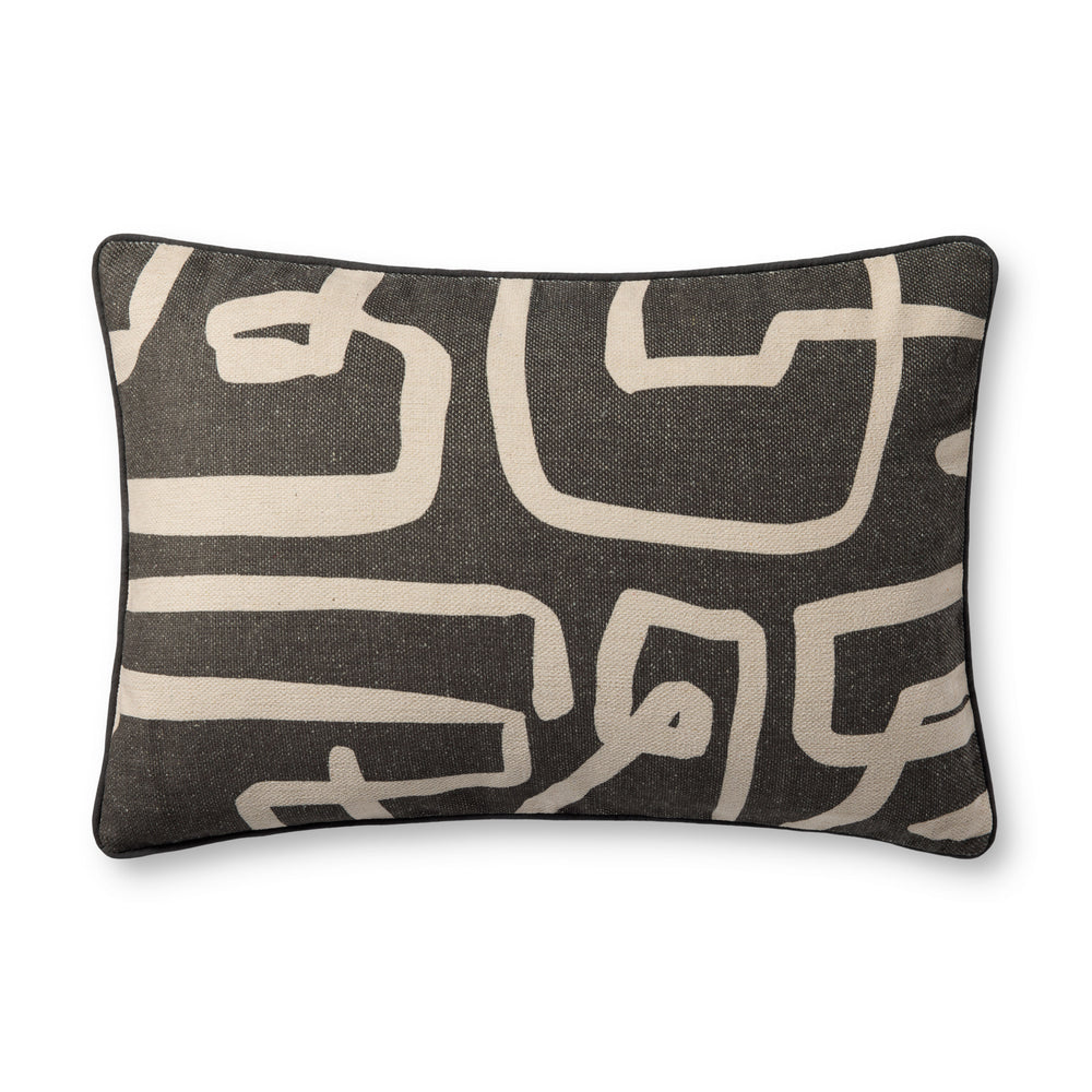 Charcoal / Natural Pillow (PBR0010)