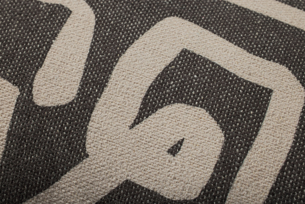 Charcoal / Natural Pillow (PBR0010)
