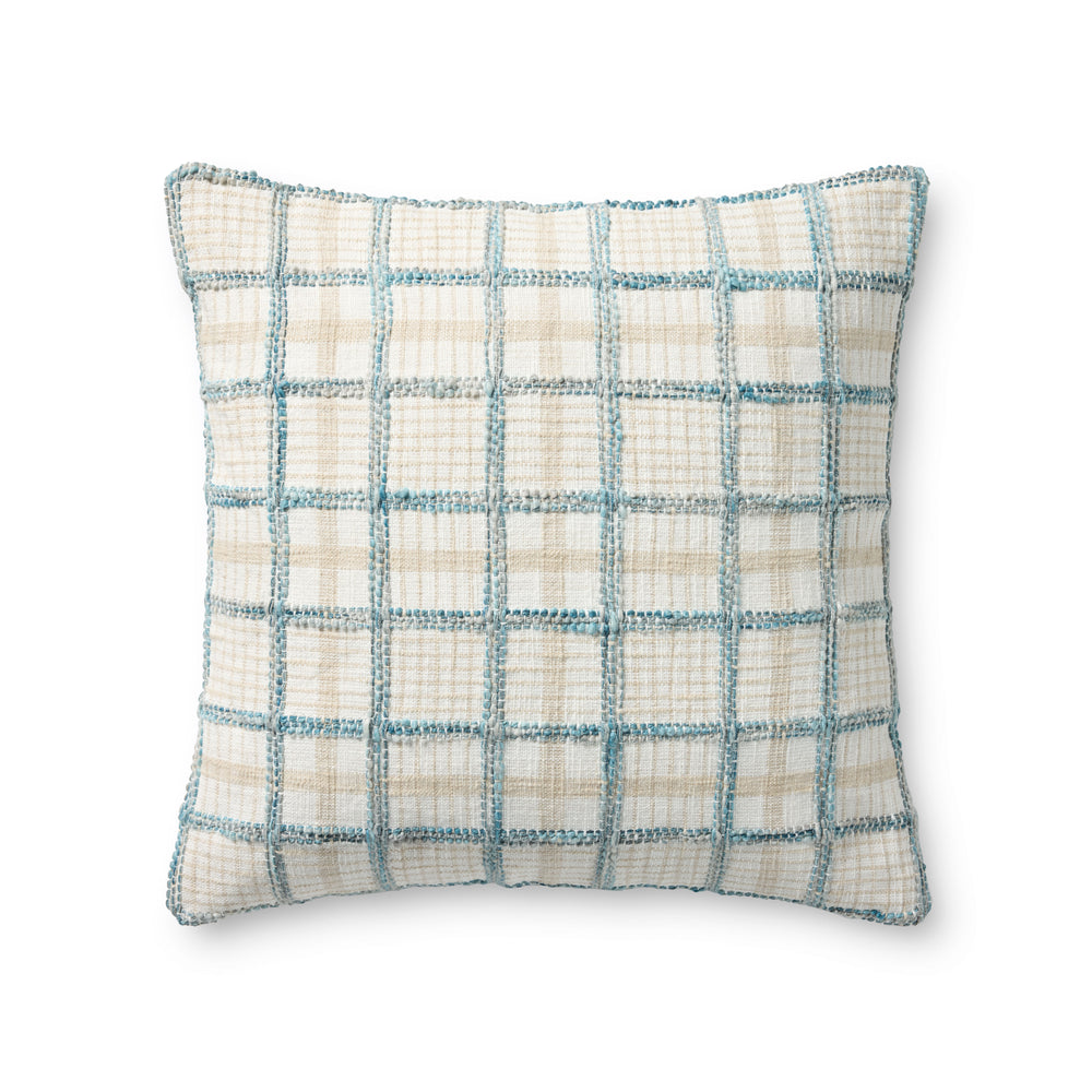 Norman Ivory / Blue Pillow (PCJ0035)