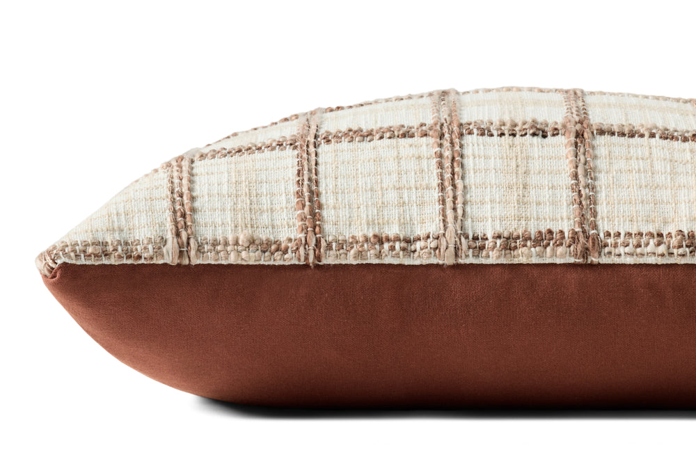 Coussin Norman ivoire/marron (PCJ0035)