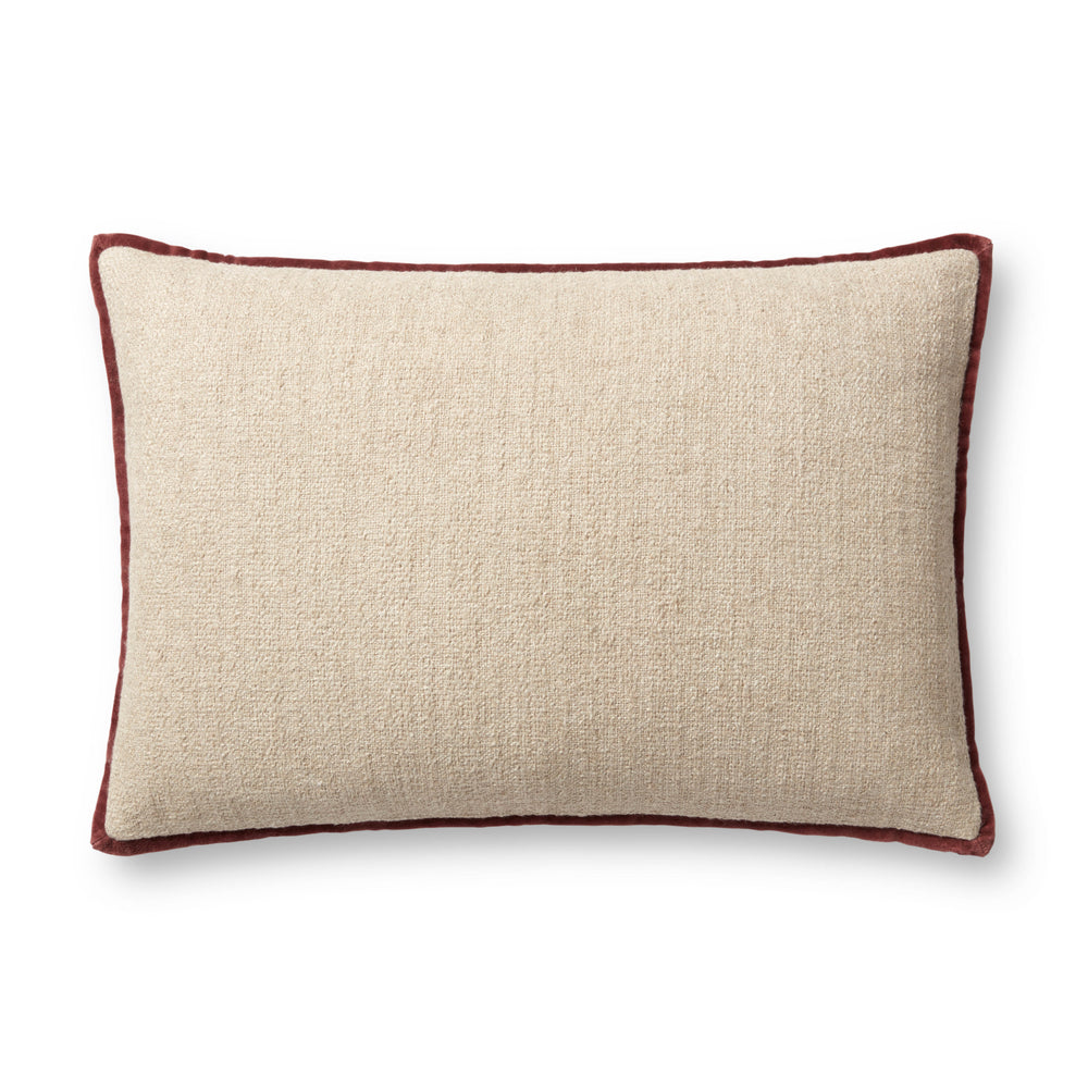 Aveline Ivory / Wine Pillow (PAL0035)