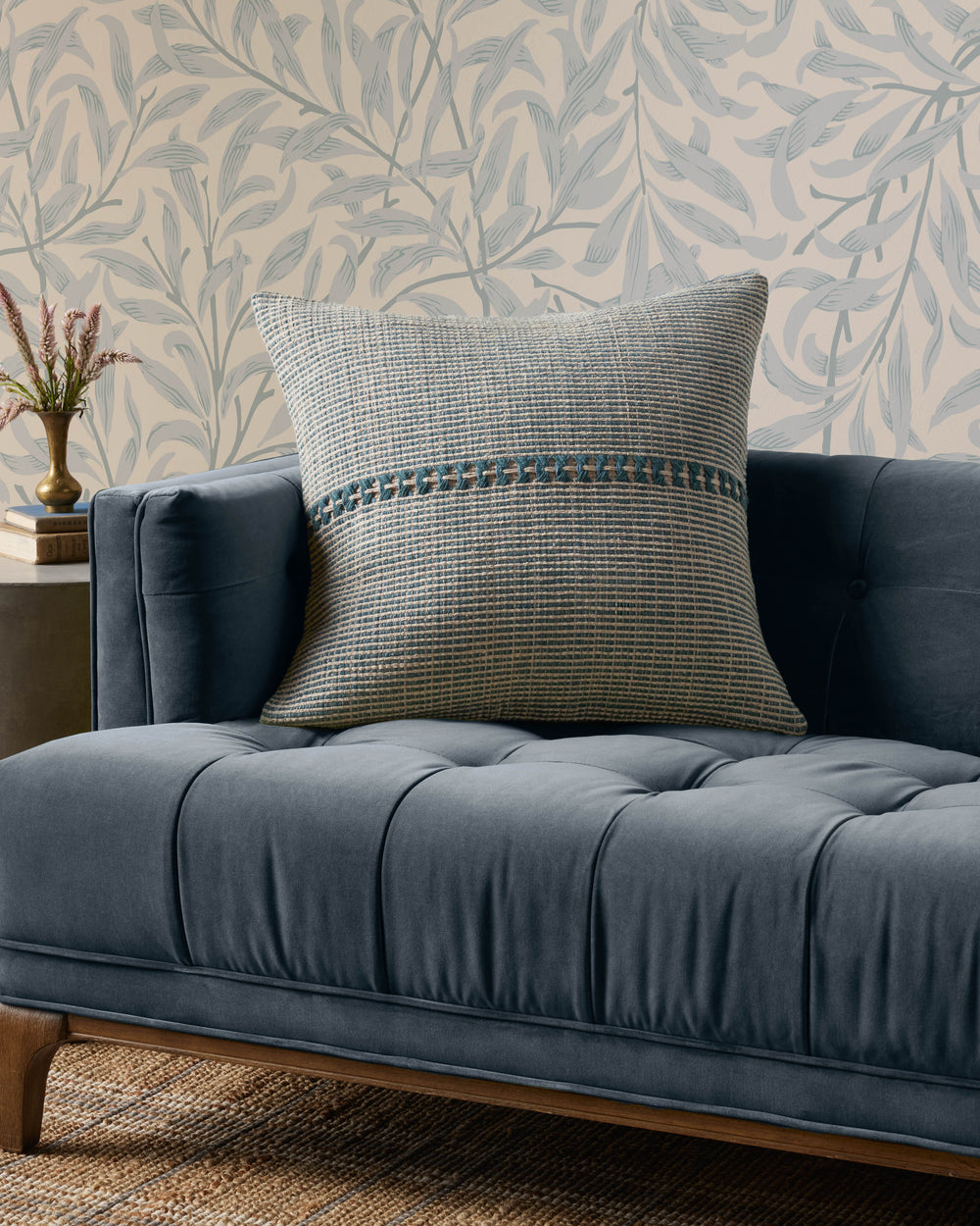 Harvey Blue  / Natural Pillow (PCJ0018)