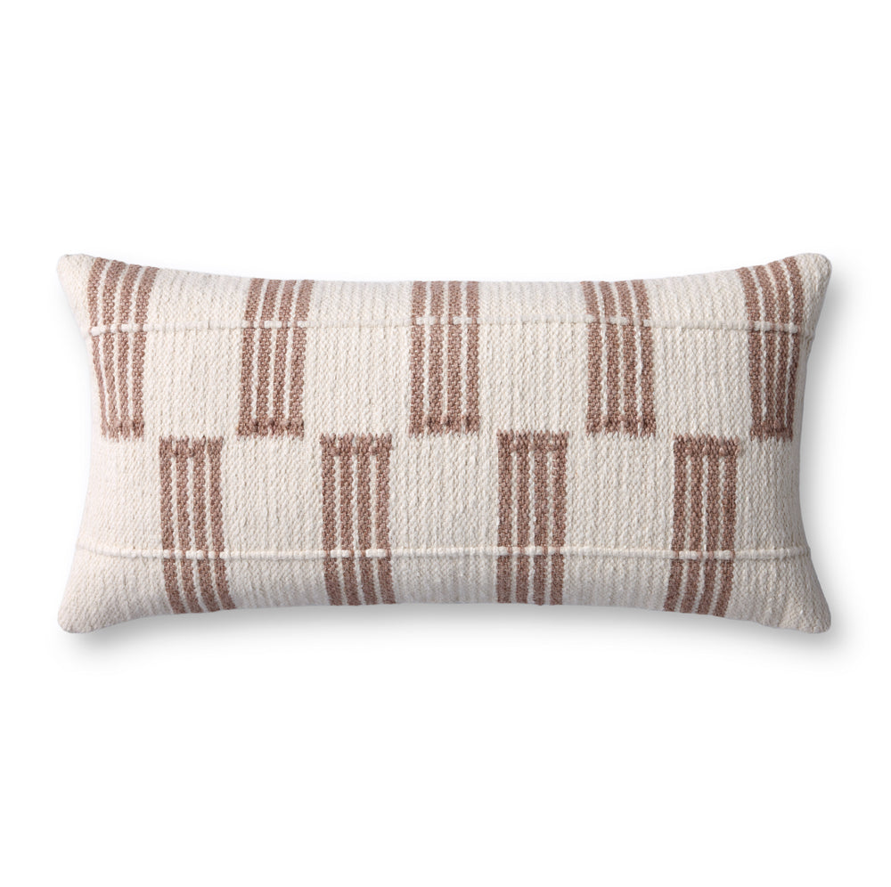 Brown / Ivory Pillow (PLL0136)