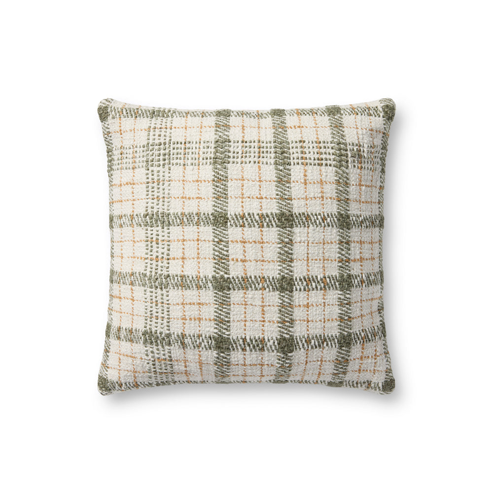 PCJ0027 Walter Green / Ivory Pillow