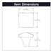 Carbonite Square Knob