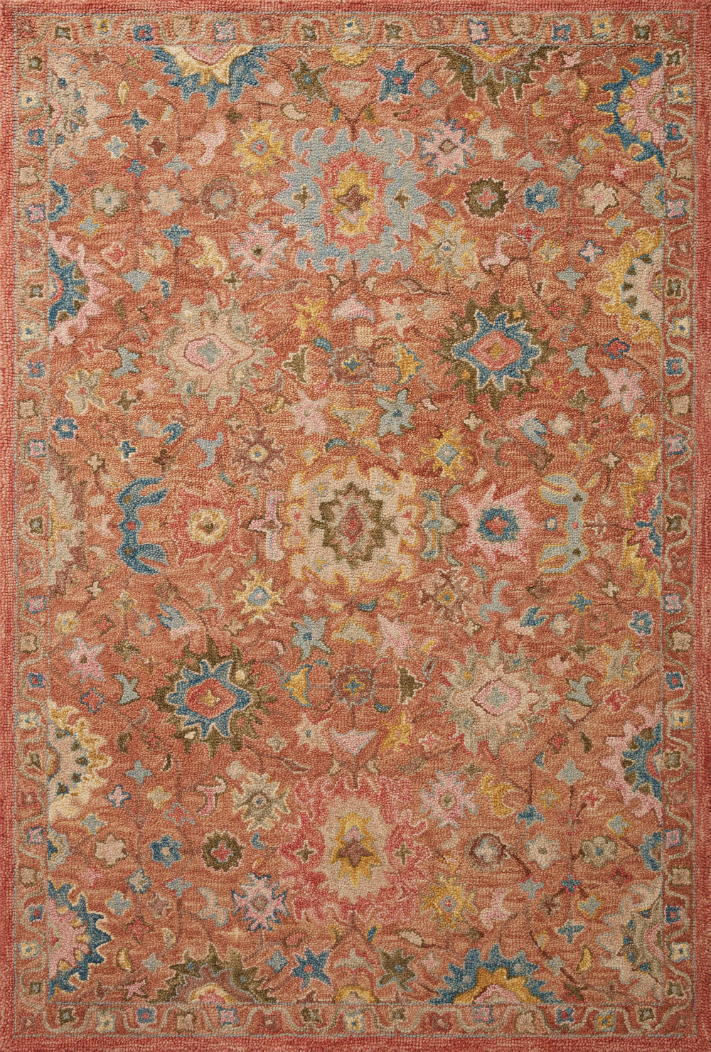 PMA-05 Loloi Padma Terracotta / Multi Rug