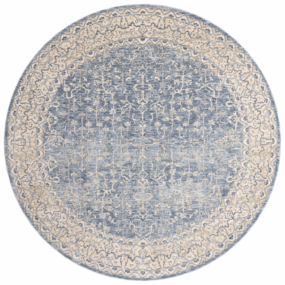 Pandora Dark Blue / Ivory Rug (PAN-04)