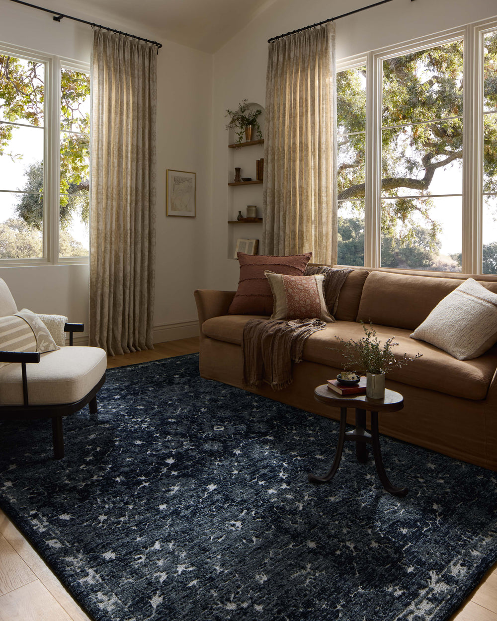 Percival Navy / Ivory Rug (PCV-02)