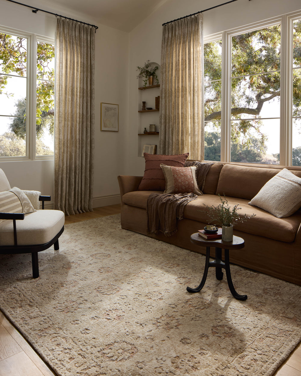 PCV-04 Percival Natural/Salmon Rug