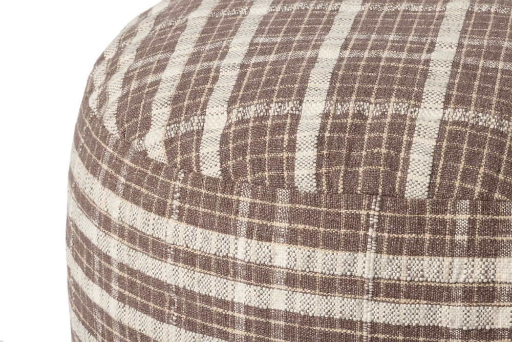 Wallace Chocolate Chocolate Pouf (CJPF003)