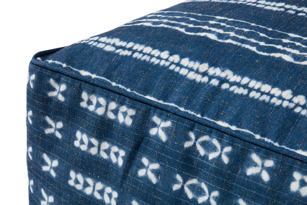 Indigo / Ivory Pouf (PF0007)