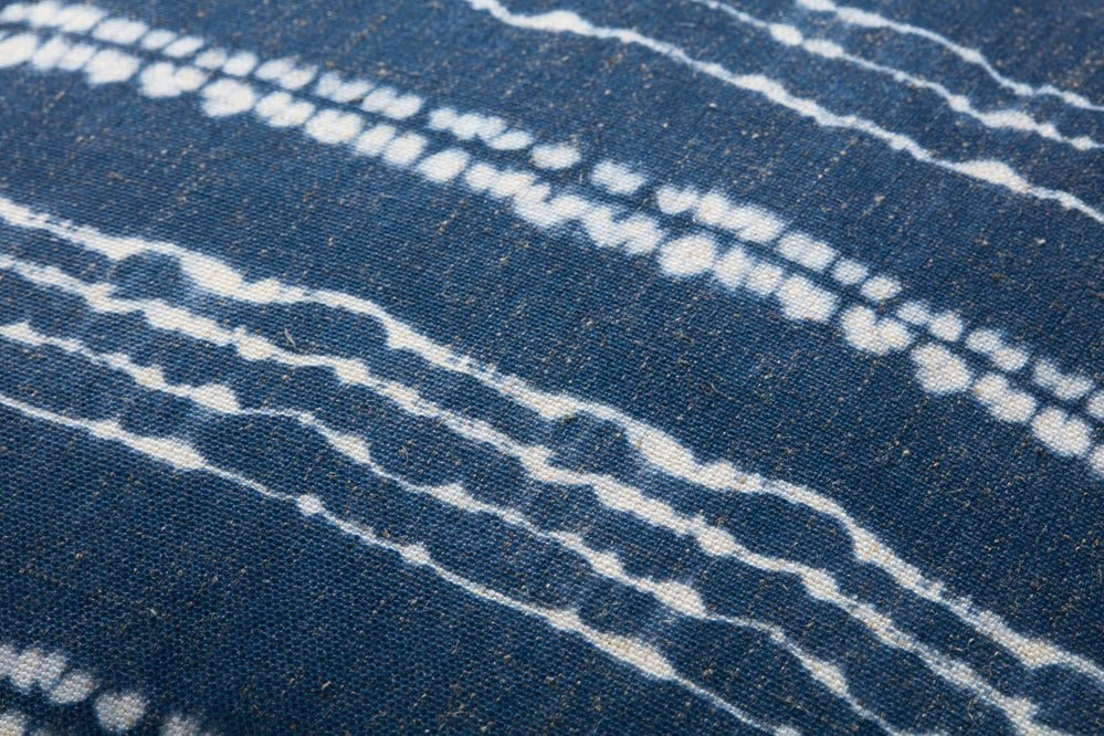 Indigo / Ivory Pouf (PF0007)
