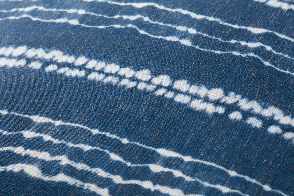 Indigo / Ivory Pouf (PF0008)