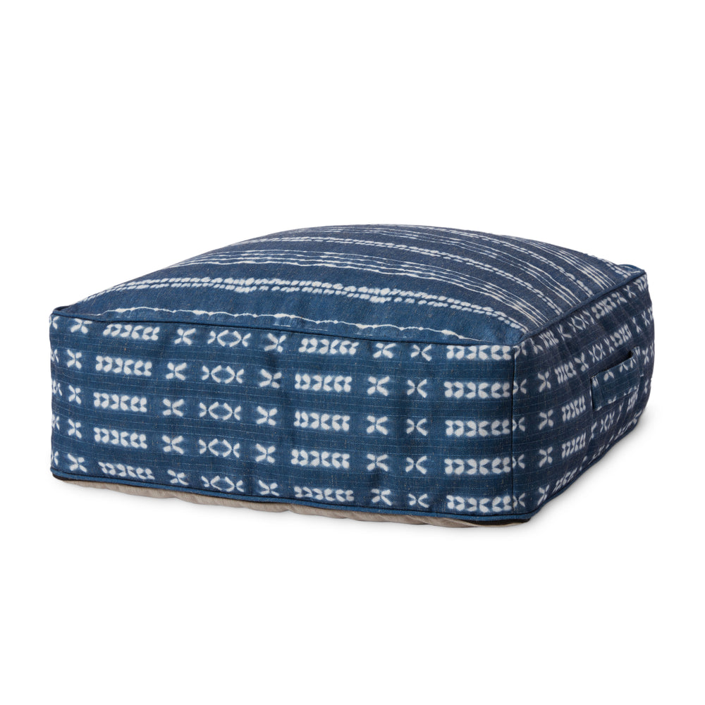 Indigo / Ivory Pouf (PF0008)