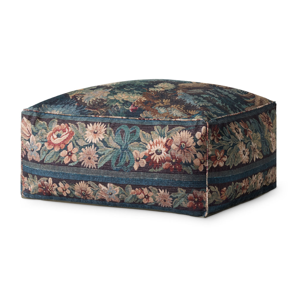 Pouf Bleu / Multicolore Sans Nom (LPF0045)