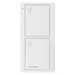 Lutron 2-Button Pico Smart Remote, Pre-Engraved Light Icons, On/Off Buttons, Satin Snow, PJ2-2B-TSW-L01 - Union Lighting and Décor