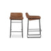 Starlet Counter Stool Open Road  Leather Set Of Two