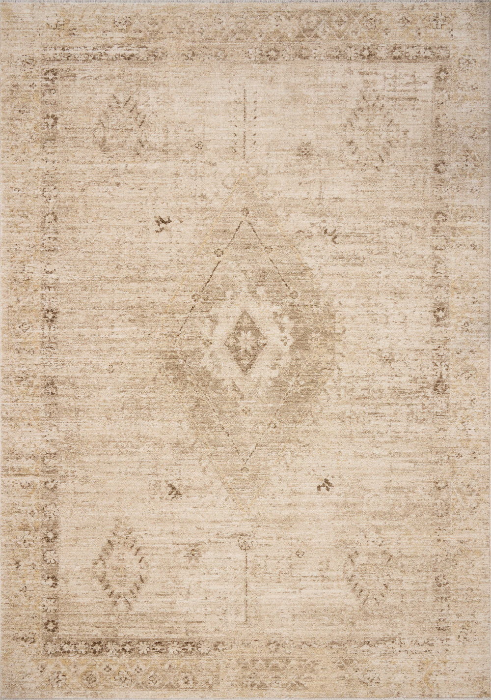 Tapis Palma Naturel / Fumée (PLM-06)