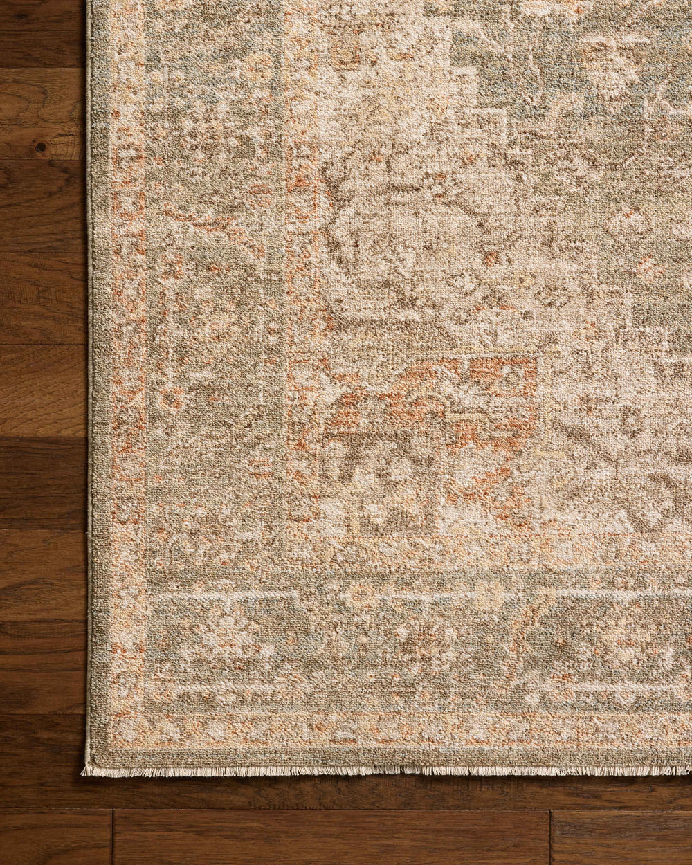 Tapis Palma Olive / Épice (PLM-08)