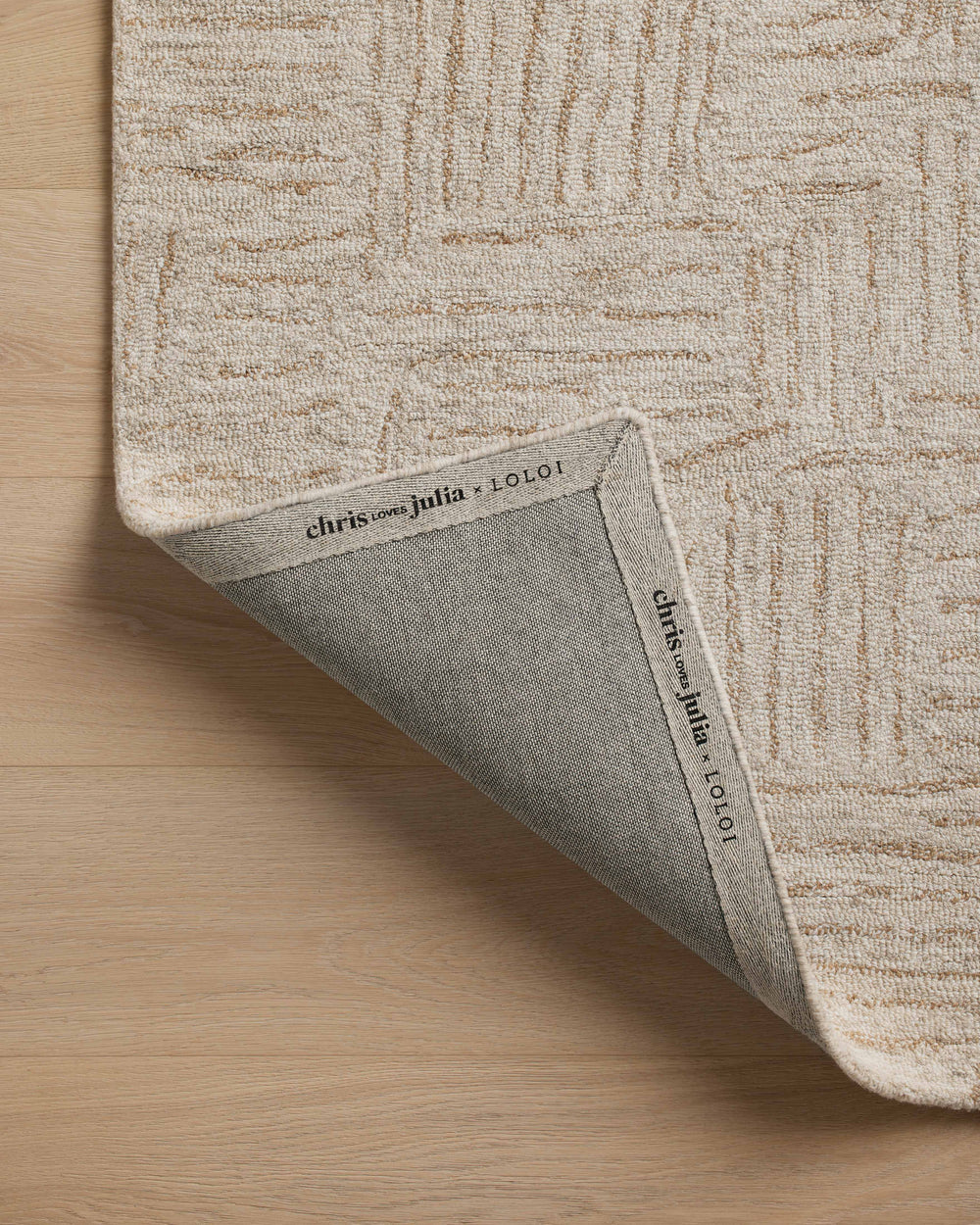 POL-08 LOLOI POLLY Smoke / Sand Tapis