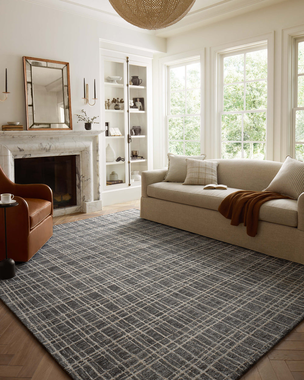 Polly Graphite / Pebble Rug (POL-11)