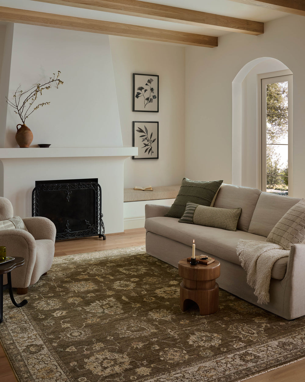 PRL-01 Priscilla Bark / Ivory Rug