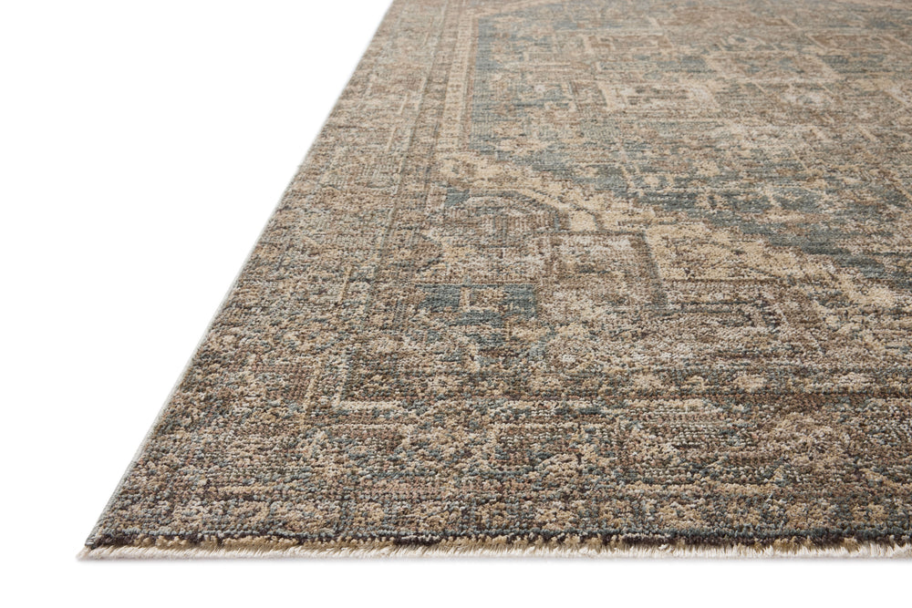 PRL-04 Priscilla Blue / Bark Rug