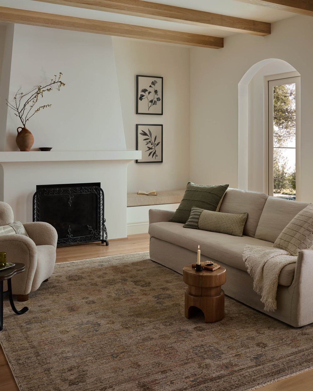 PRL-06 Priscilla Ivory / Multi Rug