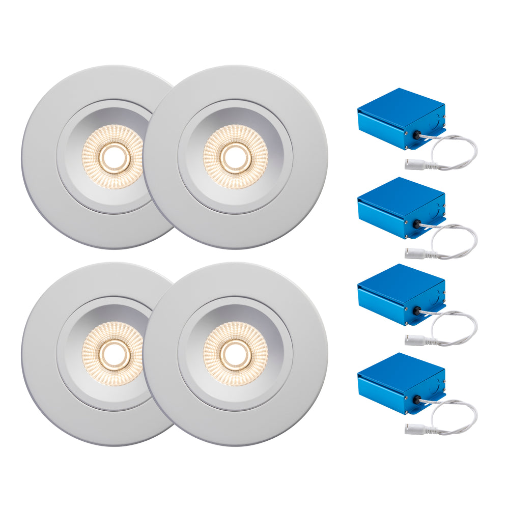 LUNA 4" Round Regressed 4-Pack