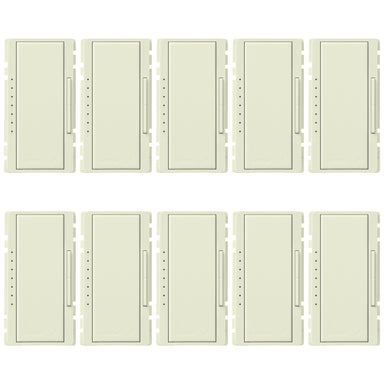 Lutron Replacement Button Kit for RadioRA 2 or HomeWorks dimmers, 10-Pack, RK-D-10-BI, Satin Biscuit - Union Lighting and Décor