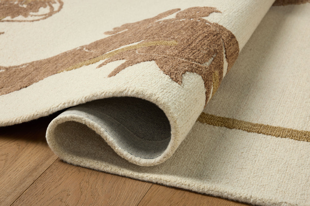 Tapis Romi Ivoire / Épice (RMI-01)