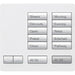 Lutron RadioRA 2 Tabletop Designer Keypad, 10-Button Keypad with Raise/Lower, All On and All Off, RR-T10RL-SW, Satin Snow - Union Lighting and Décor